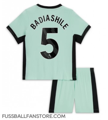 Chelsea Benoit Badiashile #5 Replik 3rd trikot Kinder 2023-24 Kurzarm (+ Kurze Hosen)